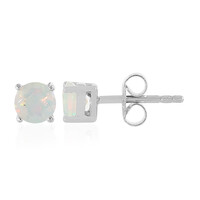Boucles d'oreilles en argent et Opale Welo