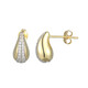 Boucles d'oreilles en argent et Zircon (Adela Silber)