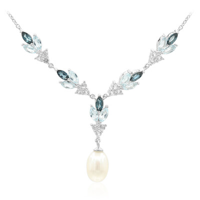 Collier en argent et Perle de culture d'eau douce