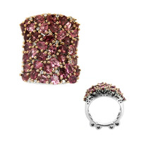 Bague en argent et Tourmaline rose (Dallas Prince Designs)
