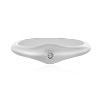 Bague en argent et Diamant I4 (J)
