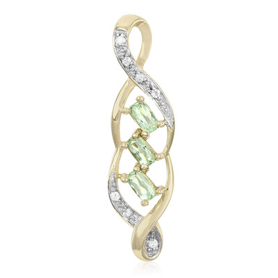 Pendentif en or et Tourmaline Paraiba du Brésil