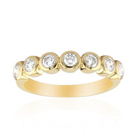Bague en or et Diamant VVS1 (G)