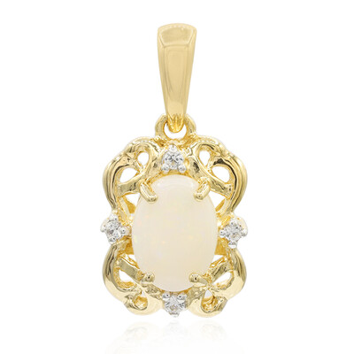 Pendentif en argent et Opale blanche