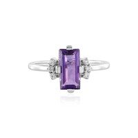 Bague en argent et Améthyste du Maroc