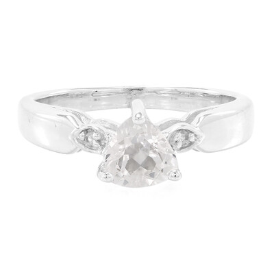 Bague en argent et Kunzite blanche