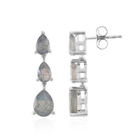 Boucles d'oreilles en argent et Labradorite