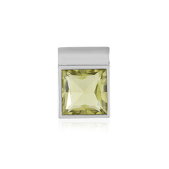 Pendentif en argent et Quartz citron