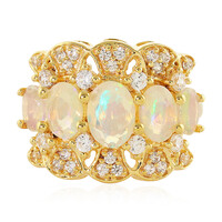 Bague en argent et Opale Welo