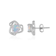 Boucles d'oreilles en argent et Opale Welo