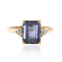 Bague en or et Tanzanite non chauffée (CIRARI)