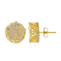 Boucles d'oreilles en argent et Zircon