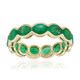 Bague en or et Emeraude de Zambie