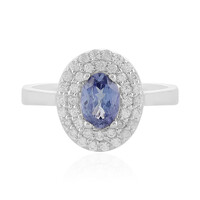 Bague en argent et Tanzanite