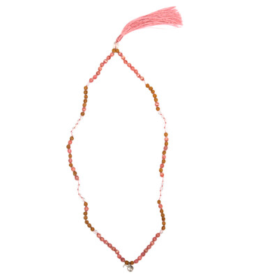 Collier en argent et Quartz blanc