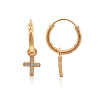 Boucles d'oreilles en argent et Zircon
