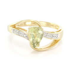 Bague en or et Saphir non chauffé (AMAYANI)