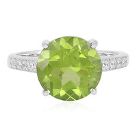 Bague en argent et Péridot