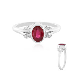 Bague en argent et Rubis de Bemainty