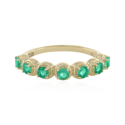 Bague en or et Emeraude de Zambie (Adela Gold)