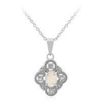 Collier en argent et Opale Welo