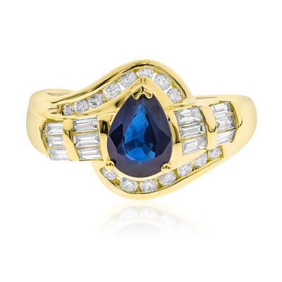 Bague en or et Saphir de Ceylan (CIRARI)