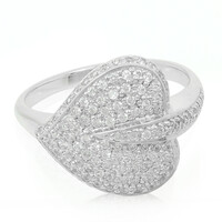 Bague en argent et Zircon