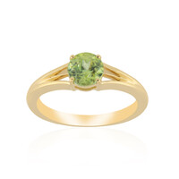 Bague en or et Sphène de Capelinha