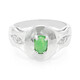 Bague en argent et Chrysoprase impériale