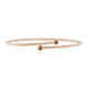 Bracelet en argent et Diamant chocolat VS1