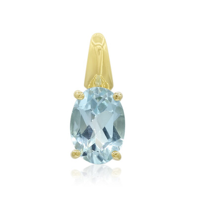 Pendentif en argent et Topaze bleu ciel