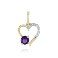 Pendentif en or et Améthyste
