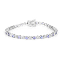 Bracelet en argent et Tanzanite