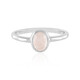 Bague en argent et Quartz rose (MONOSONO COLLECTION)