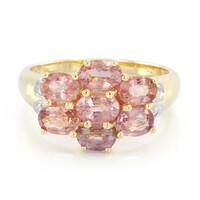 Bague en or et Saphir Padparadscha non chauffé (AMAYANI)