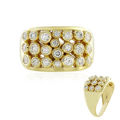 Bague en or et Diamant Flawless (F) (LUCENT DIAMONDS)