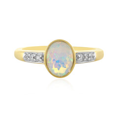 Bague en argent et Opale Welo