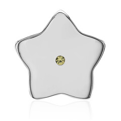 Charm en argent et Saphir jaune