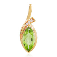 Pendentif en argent et Péridot
