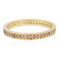 Bague en or et Diamant champagne I4
