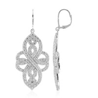 Boucles d'oreilles en argent et Zircon