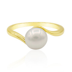 Bague en argent et Perle de culture d'eau douce (TPC)