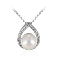 Collier en argent et Perle de culture d'eau douce