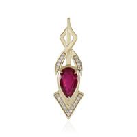 Pendentif en or et Rubis de Madagascar (de Melo)