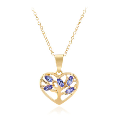 Collier en argent et Tanzanite