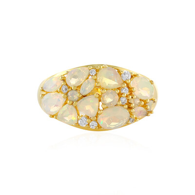 Bague en argent et Opale Welo
