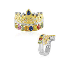 Bague en argent et Saphir rose de Madagascar (Dallas Prince Designs)