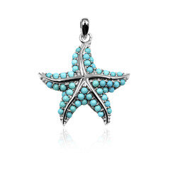 Pendentif en argent et Turquoise Sleeping Beauty