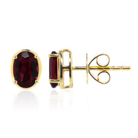 Boucles d'oreilles en or et Rubellite (Tenner Diniz)