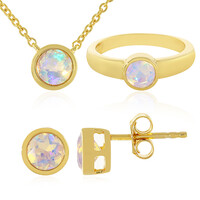 Bague en argent et Opale Welo